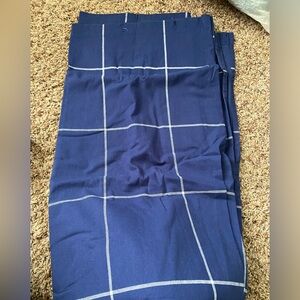 5/$20! Blue Shower Curtain with Hooks